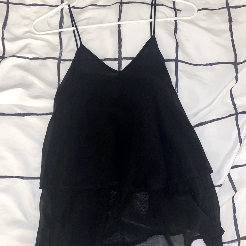 Black tank top